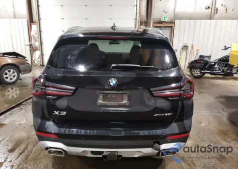 2024 BMW X3 xDrive30I from USA, damaged, VIN 5UX53DP09R9W40760